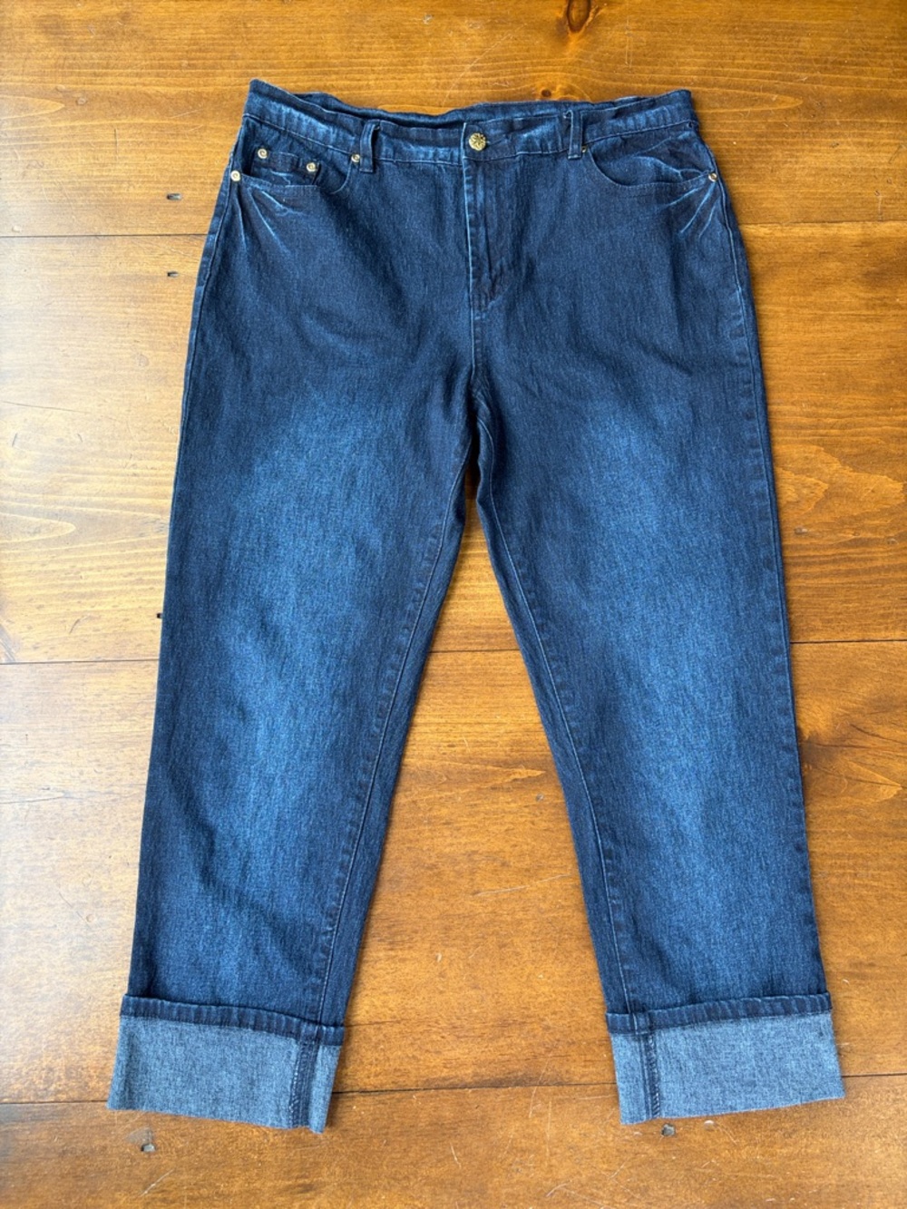 DG2 Diane Gilman Capri Jeans Sz 12